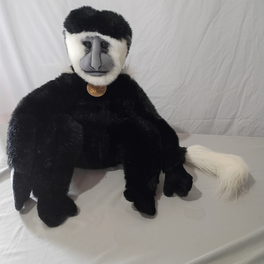 RARE Vintage Animal Kingdom Classic Aurora Colobuuses Monkey Plush